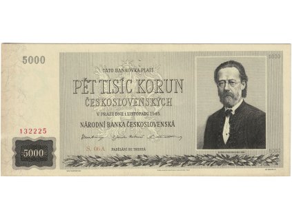 5000 korun 1945 serie 06A