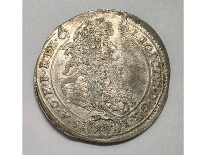 Leopold I. XV Grajciar 1689 KB Kremnica