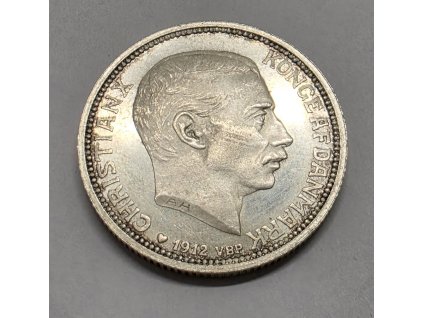 Dánsko 2 Koruna 1912 VBP Christián X.