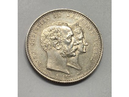 Dánsko 2 Koruna 1892 Christián IX.