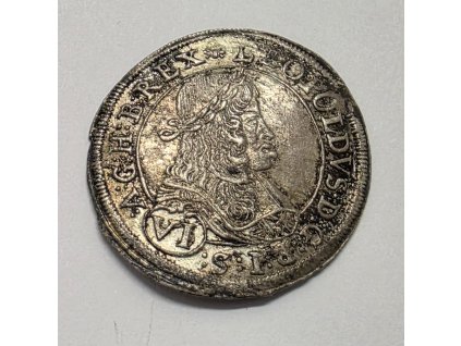 Leopold I. VI Grajciar 1673 IAN Graz