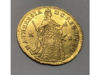 Mária Terézia Dukát 1744 KB Kremnica