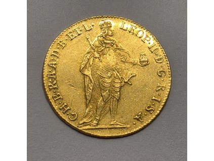 Leopold II. Dukát 1792 Kremnica