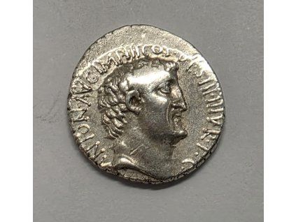 Marcus Antonius, M. Iunius Silanus Denár