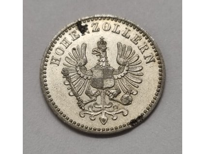 Nemecké štáty Hohenzollern pod Pruskom 3 Grajciar 1852 A