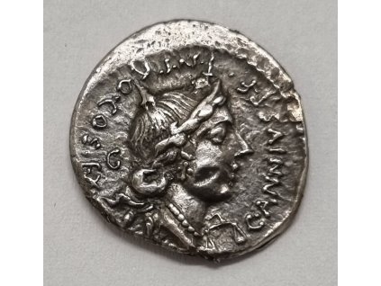 C.Annivs T.f.T.N., L.Fabius L.f.Hispaniensis Denár