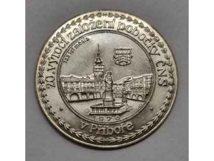 Ag Žetón 20. Výročie založenia pobočky ČNS v Příbore 1976