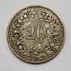 Švajčiarsko 20 Rappen 1858 B