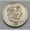 František Jozef I. 2 Zlatník 1879 Strieborná svadba UNC