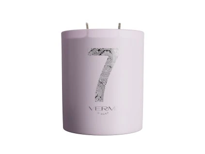 vermi 7 candle OK new WHITE