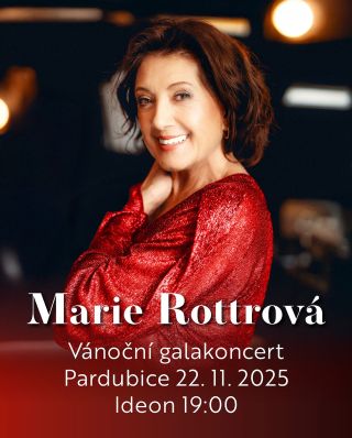 Vánoční galakoncert v Pardubicích! Buďte s námi u toho! Sobota 22. listopadu 2025. @marierottrova_official #ideonpardubice...