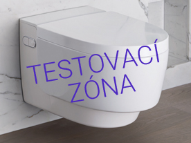 Testovací zóna Geberit AquaClean na vzorkové prodejně Triker