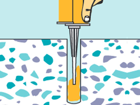 Chemická kotva Tekafiks VE-2 - ideální pro statické zatížení