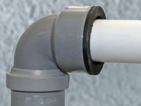 Použití HTGM manžet pro dopojení sifonů