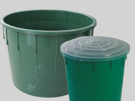 Káď plastová 500 nebo 1000 litrů