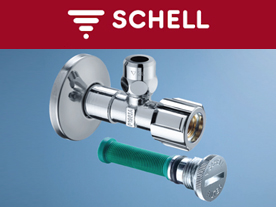 Nová generace rohových ventilů s filtrem SCHELL COMFORT