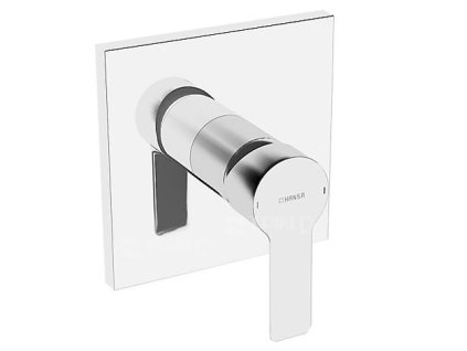 HANSALIGNA sprchová baterie podomítková hranatá, vrchní sada