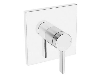 HANSALOFT sprchová baterie podomítková hranatá, vrchní sada