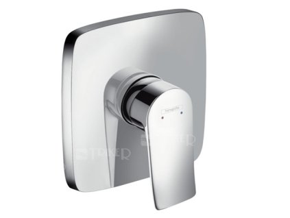 Metris sprchová vrchní sada hranatá