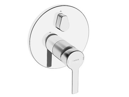 HANSARONDA vanová baterie podomítková kulatá, chrom