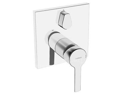 HANSARONDA vanová baterie podomítková hranatá, chrom