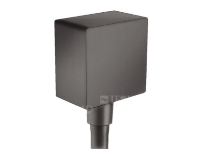 Fixfit square přípojka hadice, kartáčovaná černá