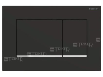 Sigma30 ovládací tlačítko mat.černá/lesk.chr/mat.če