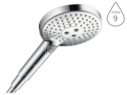 Raidance Select S 120 3JET Ecosmart ruční sprcha, kartáčovaná černá