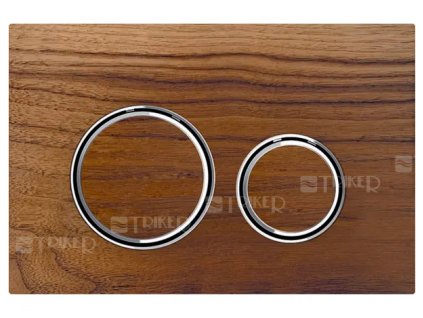 Sigma21 ovládací tlačítko Americký ořech/lesklý chrom