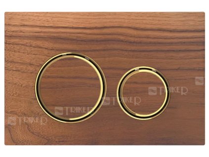 Sigma21 ovládací tlačítko Americký ořech/mosaz