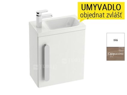 SD 400 Chrome korpus skříňky pod umyvadlo bílá