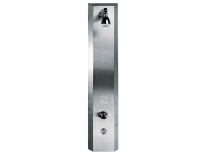 SLSN 02PTB Nerezový sprchový panel s piezo ovládáním, termostatickým ventilem, 6V bateriové napájení
