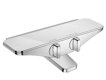 HANSAEMOTION vanová baterie termostatická rozteč 150 mm, bílá/chrom