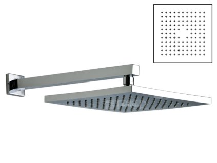 Cubito sprcha hlavová čtvercová 250 x 250, mm chrom