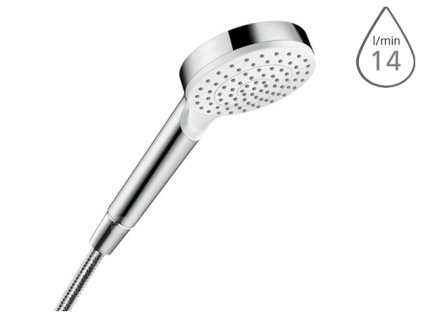 Crometta 1jet ruční sprcha bílá/chrom