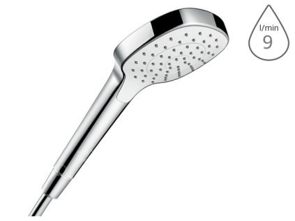 Croma Select E 1jet ruční sprcha EcoSmart 9 l/min, bílá/chrom