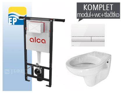 EP závěsný WC komplet do bytových jader 1710 otevřený kruh