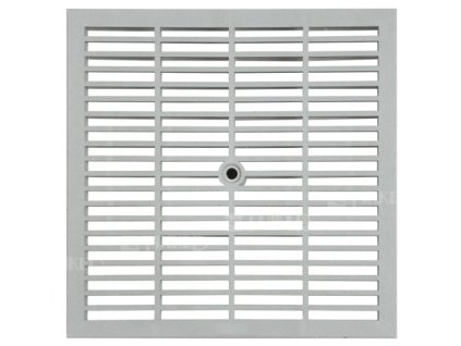 Mříž kanálová Mondial pojezdná 200 x 200 mm, šedá