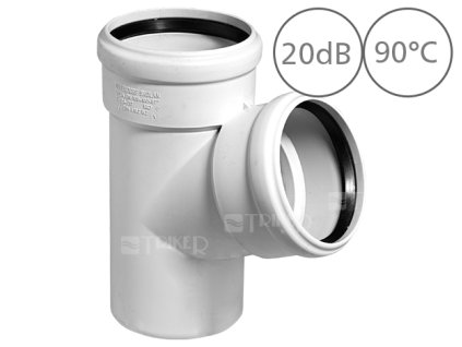 SKEA odbočka odpadní dB20 67° 110/78mm