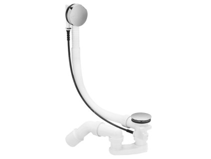 Sifon vanový s ovládáním SIMPLEX 6168.45 odpadní koleno 40/50mm, délka přepadu 540mm