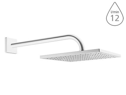 HANSAVIVA hlavová sprcha 250 x 250 mm hranatá, chrom