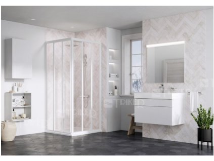 ASRV3-75/198 sprchový kout černá/grape - 1/2 koutu