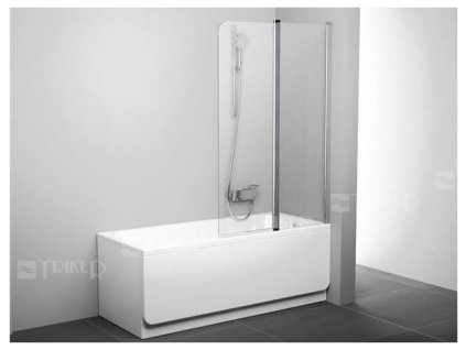 CVS2 vanová zástěna CVS2-100 L levá profil:lesk, výplň:transparent