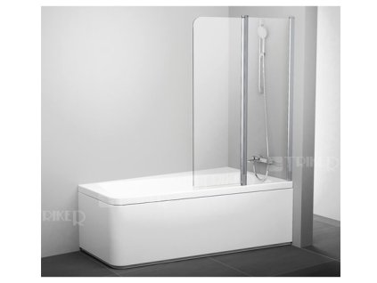 10CVS2  vanová zástěna 10CVS2-100 L profil:lesk, výplň:transparent