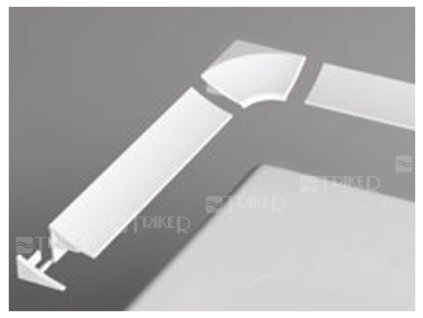Ravak krycí lišta 11 2000mm, bílá