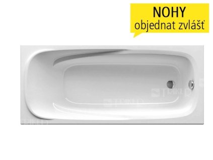 Vanda II vana akrylátová 170 x 70 cm, bílá