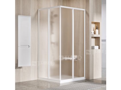 SRV2- 80/195 S sprchový kout bílá/grape