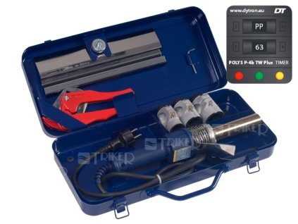 Komplet MINI svářečka polyfúzní Polys P-4b 650W TW Plus + modré nástavce 20-32 mm