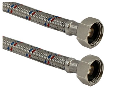 Flexi hadice nerezová 1/2" x 1/2" MM  200 mm