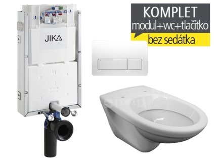 Závěsný WC komplet T-10 JIKA pro zazdění + EP klozet závěsný